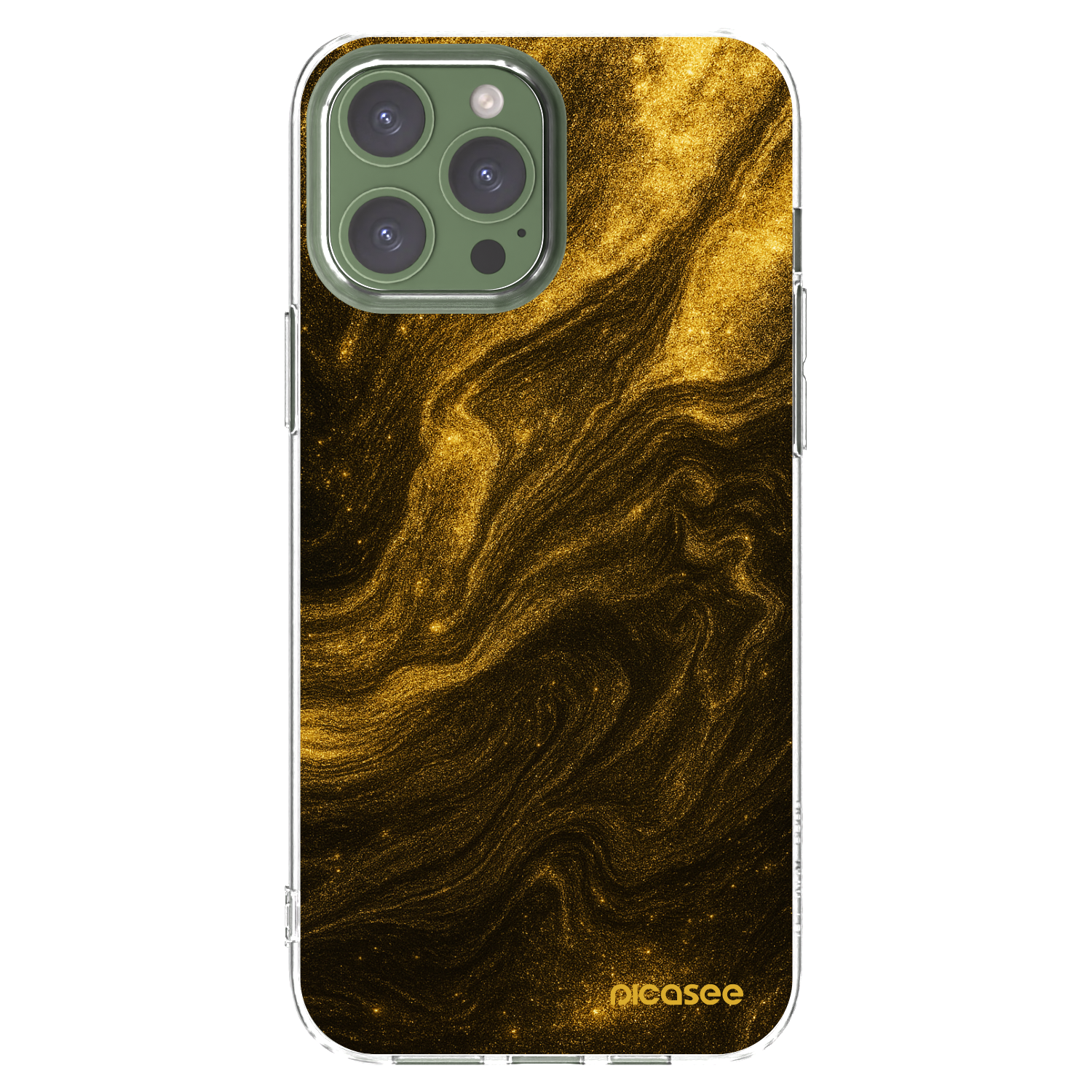 Picasee átlátszó szilikon tok az alábbi mobiltelefonokra Apple iPhone 13 Pro Max - Black