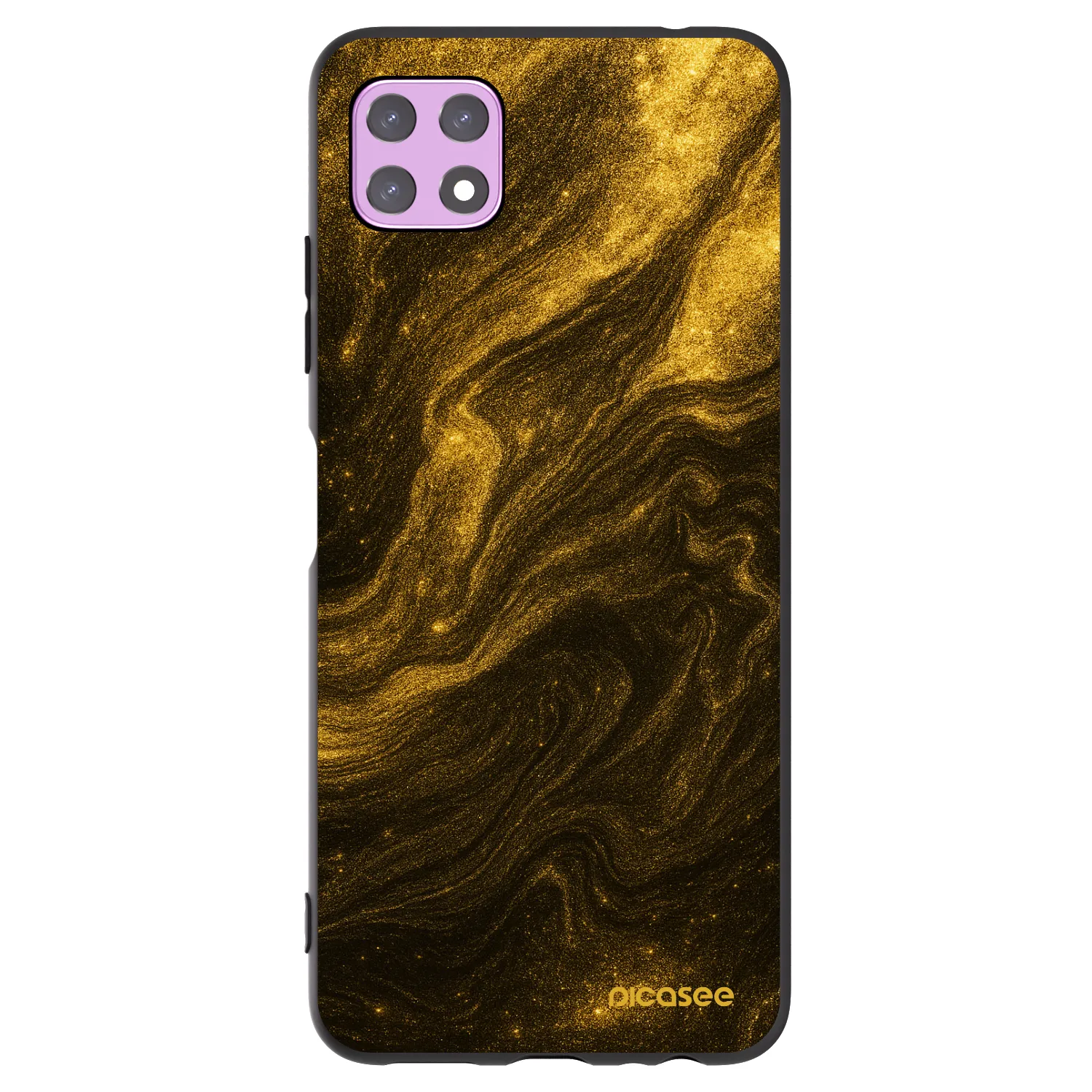 Picasee fekete szilikon tok az alábbi mobiltelefonokra Samsung Galaxy A22 A226B 5G - Black