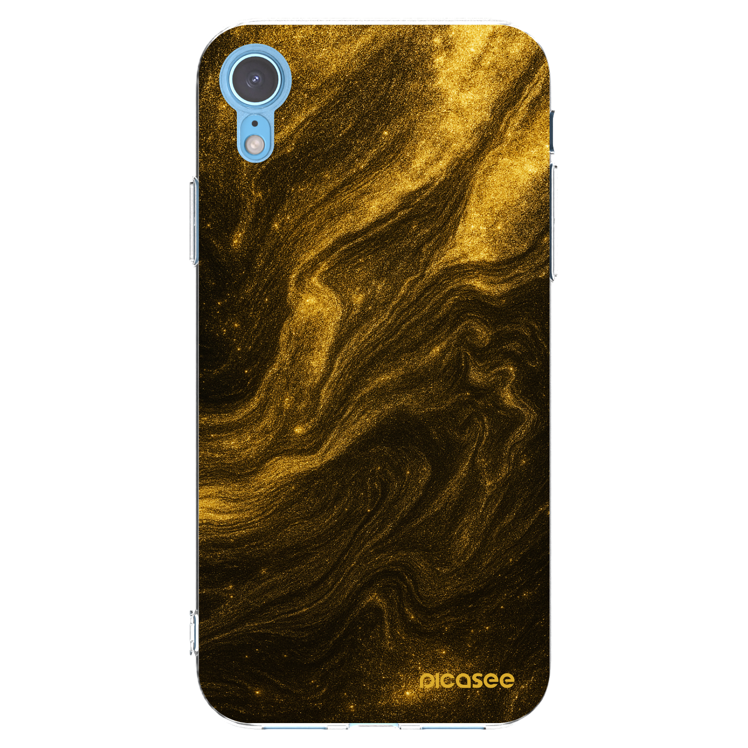 Picasee átlátszó szilikon tok az alábbi mobiltelefonokra Apple iPhone XR - Black