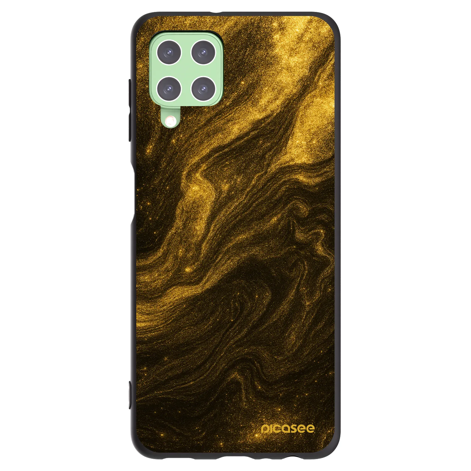 Picasee fekete szilikon tok az alábbi mobiltelefonokra Samsung Galaxy A22 A225F 4G - Black