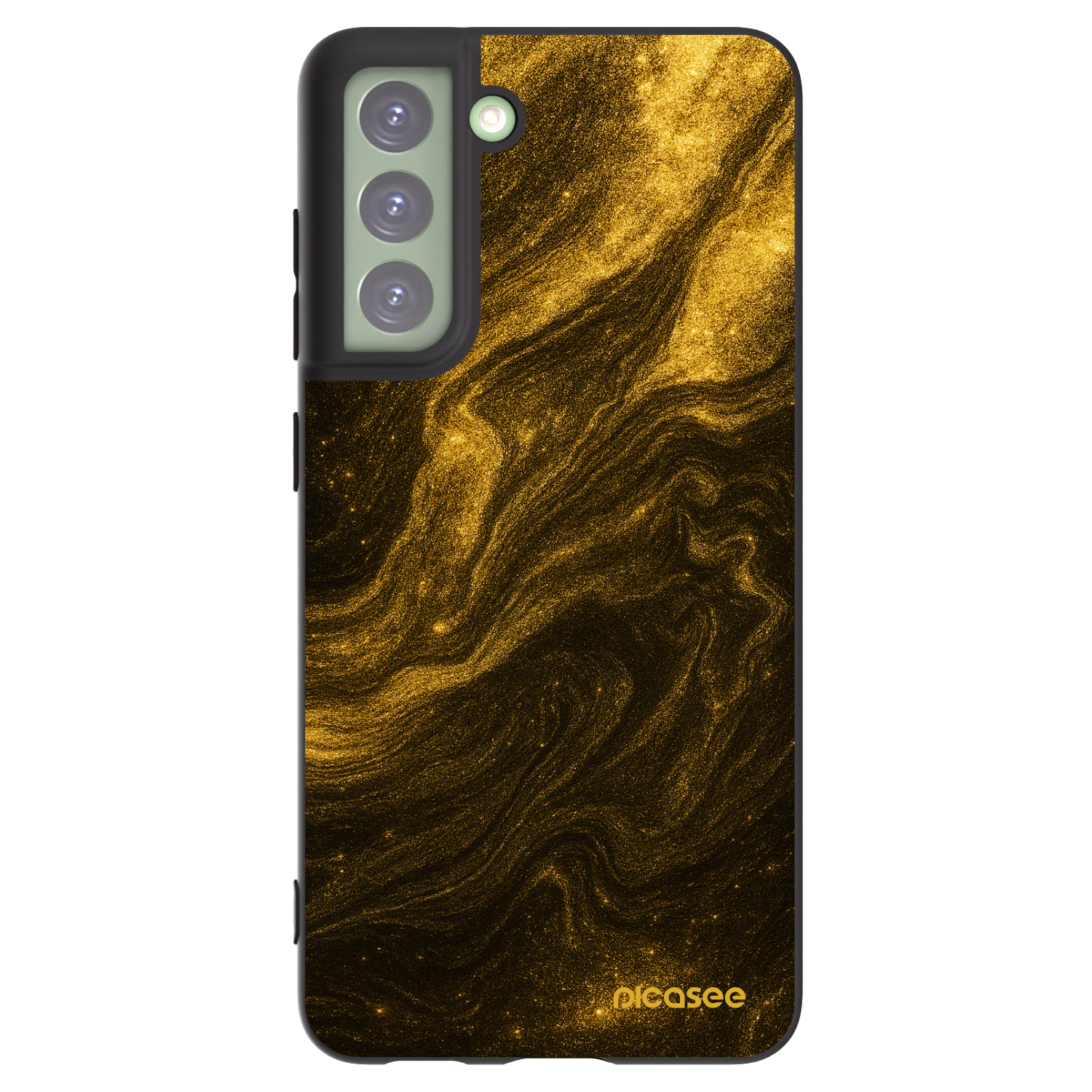Picasee fekete szilikon tok az alábbi mobiltelefonokra Samsung Galaxy S21 FE 5G - Black