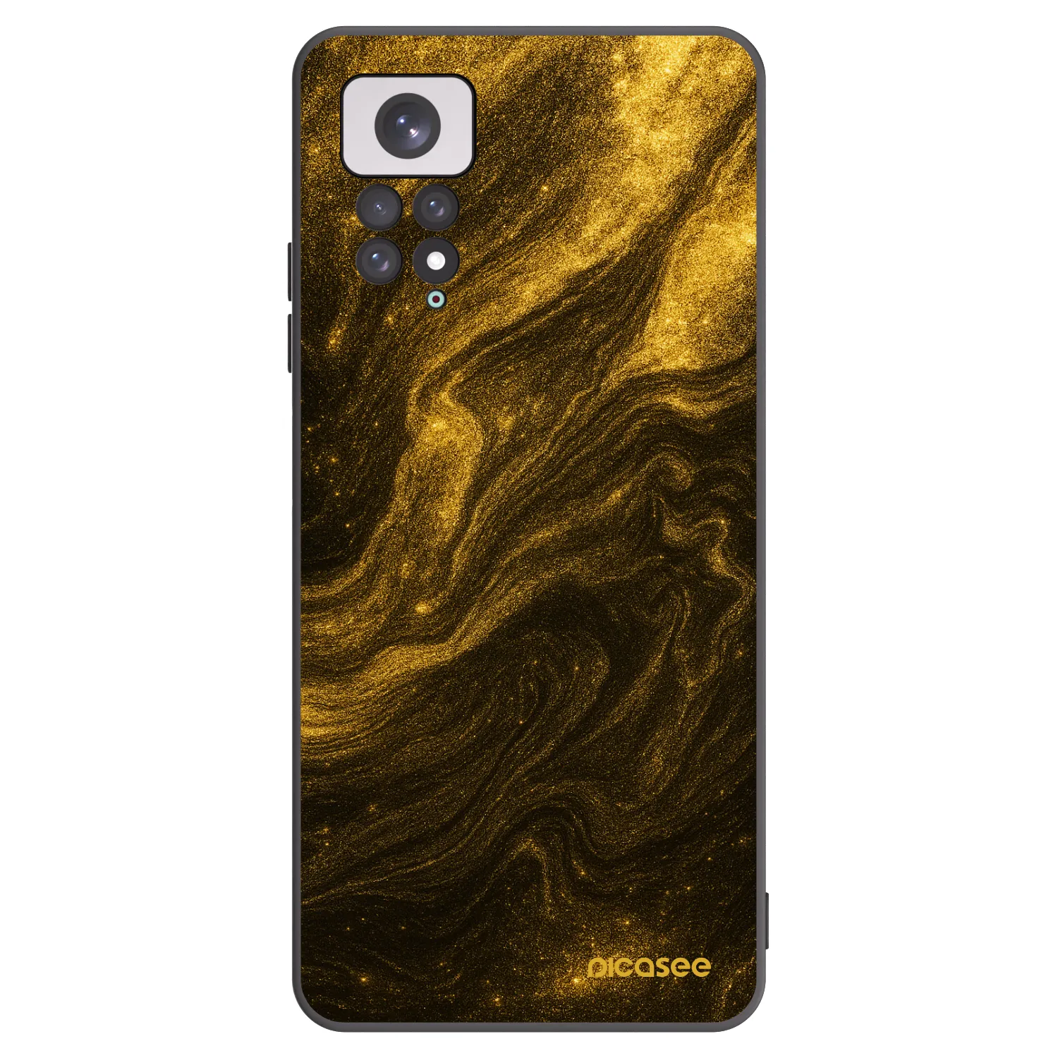 Picasee fekete szilikon tok az alábbi mobiltelefonokra Xiaomi Redmi Note 11 - Black