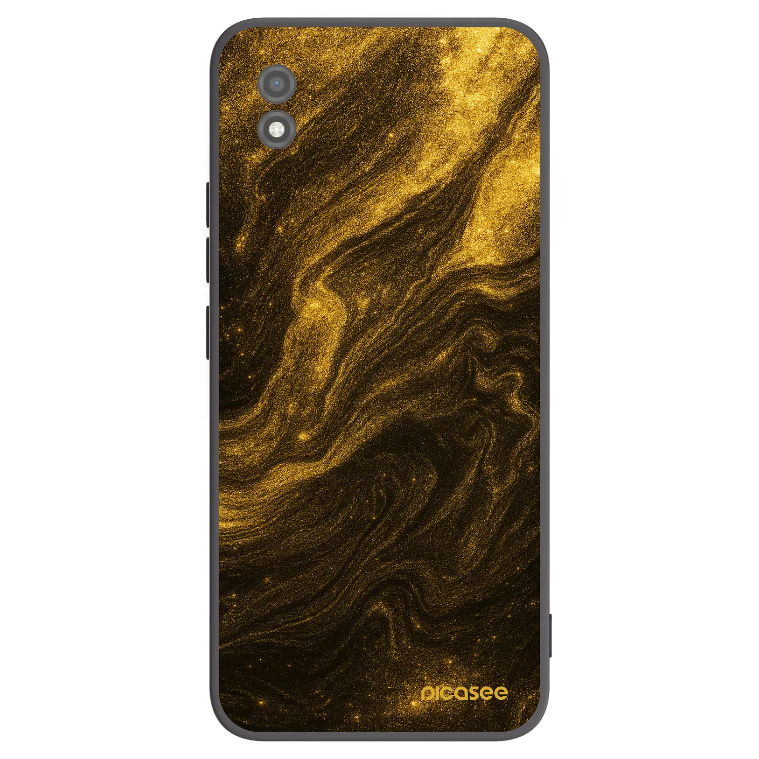 Picasee fekete szilikon tok az alábbi mobiltelefonokra Realme C11 (2021) - Black