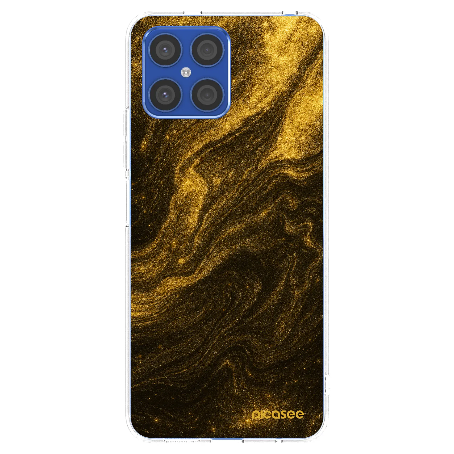 Picasee átlátszó szilikon tok az alábbi mobiltelefonokra Honor X8 4G - Black