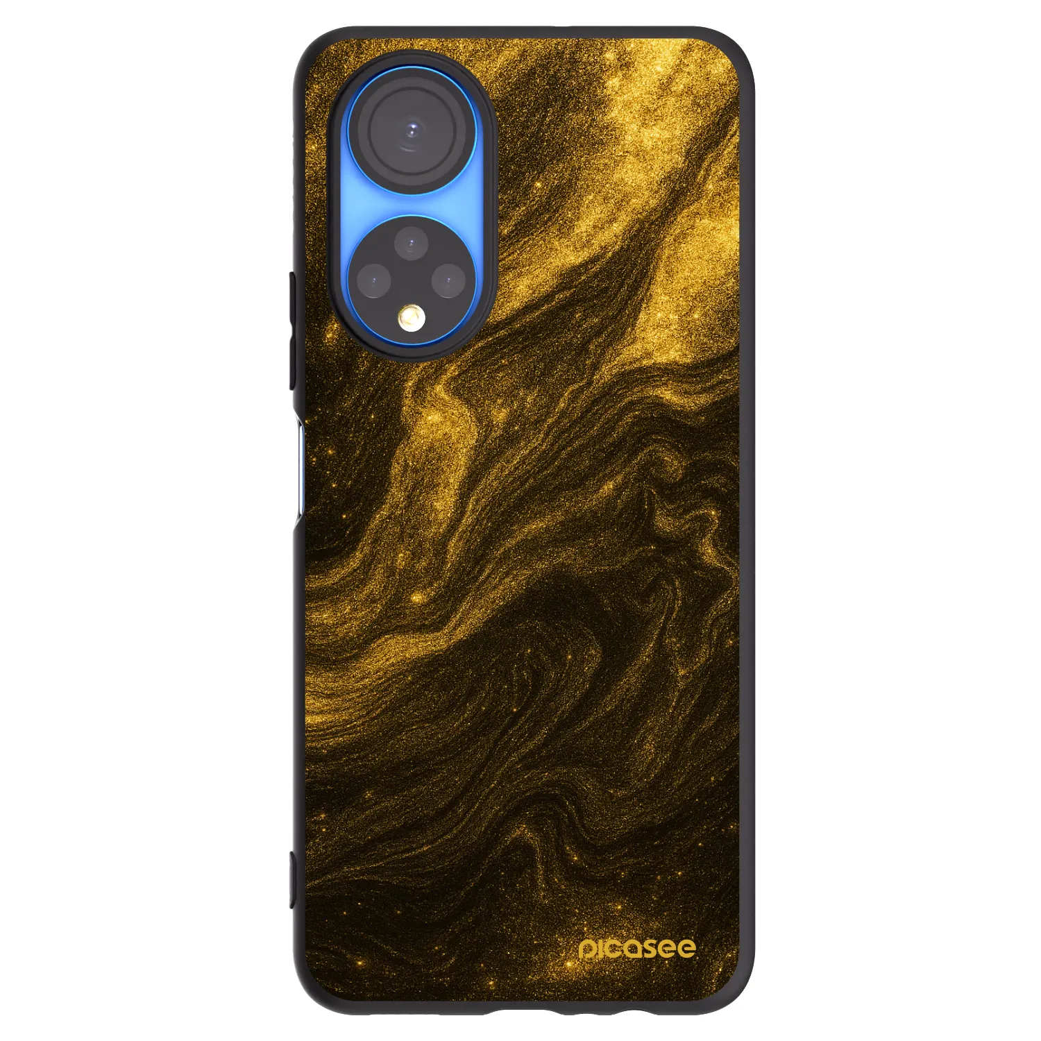 Picasee fekete szilikon tok az alábbi mobiltelefonokra Honor X7 - Black
