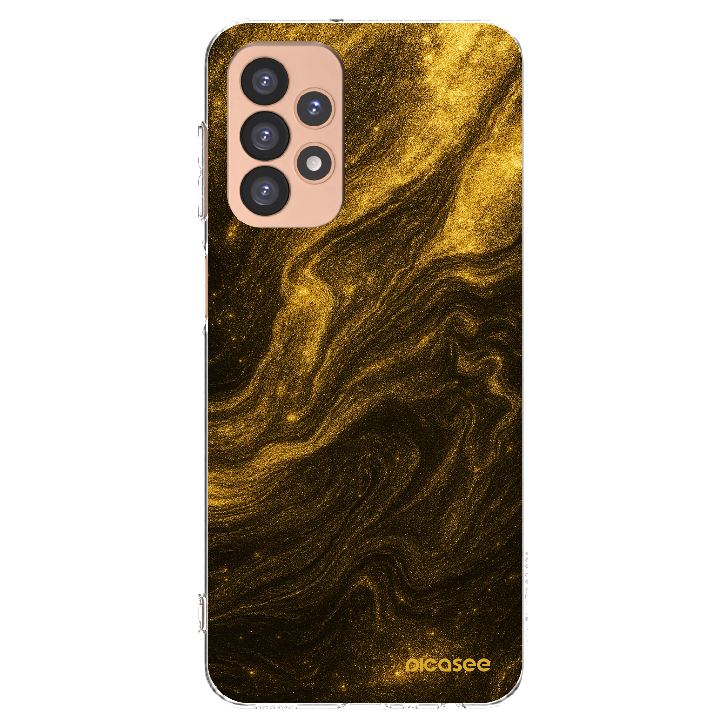 Picasee átlátszó szilikon tok az alábbi mobiltelefonokra Samsung Galaxy A23 A236B 5G - Black