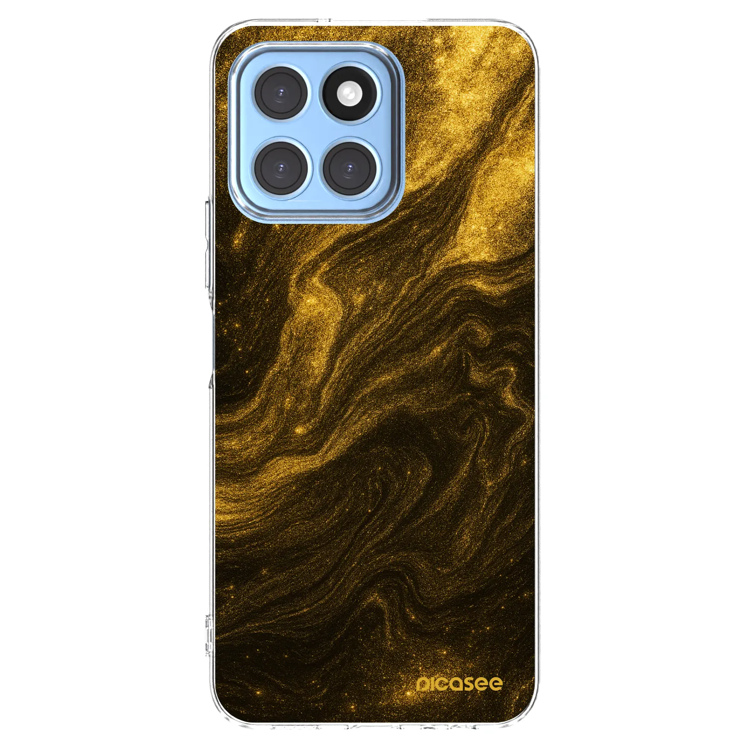 Picasee átlátszó szilikon tok az alábbi mobiltelefonokra Honor X6 - Black