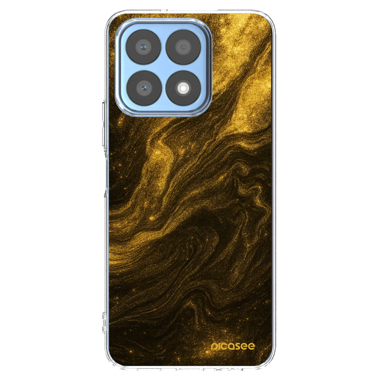 Picasee átlátszó szilikon tok az alábbi mobiltelefonokra Honor X8a - Black