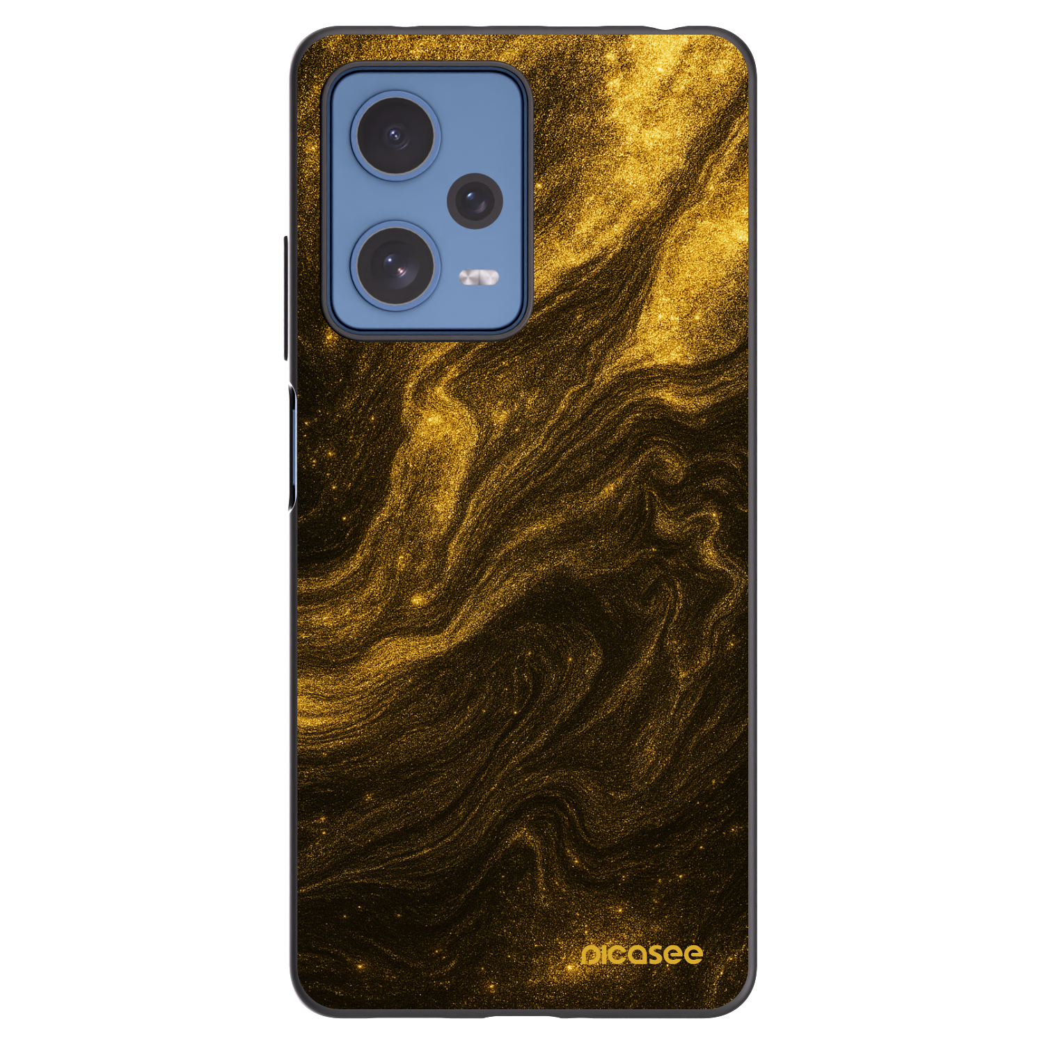 Picasee fekete szilikon tok az alábbi mobiltelefonokra Xiaomi Redmi Note 12 Pro 5G - Black