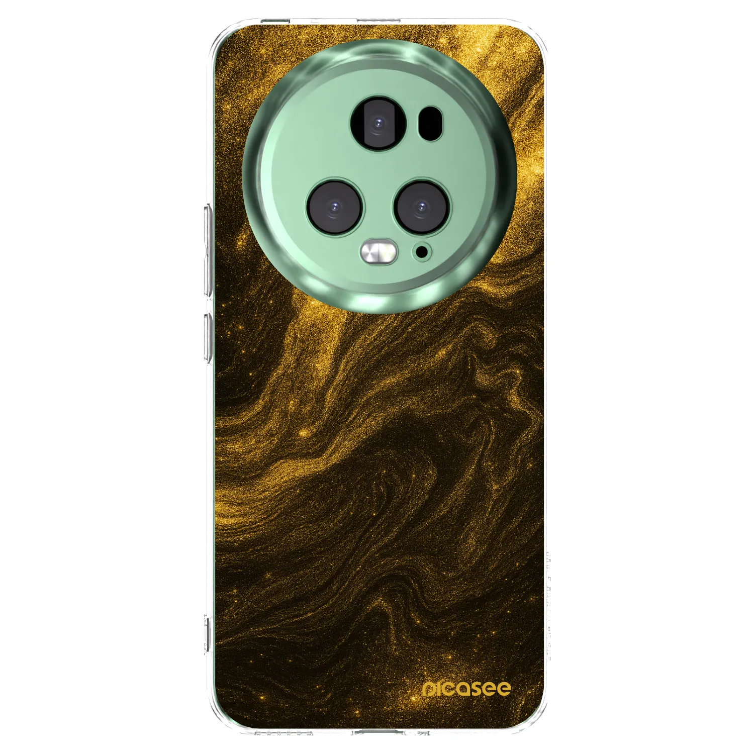 Picasee átlátszó szilikon tok az alábbi mobiltelefonokra Honor Magic5 Pro - Black