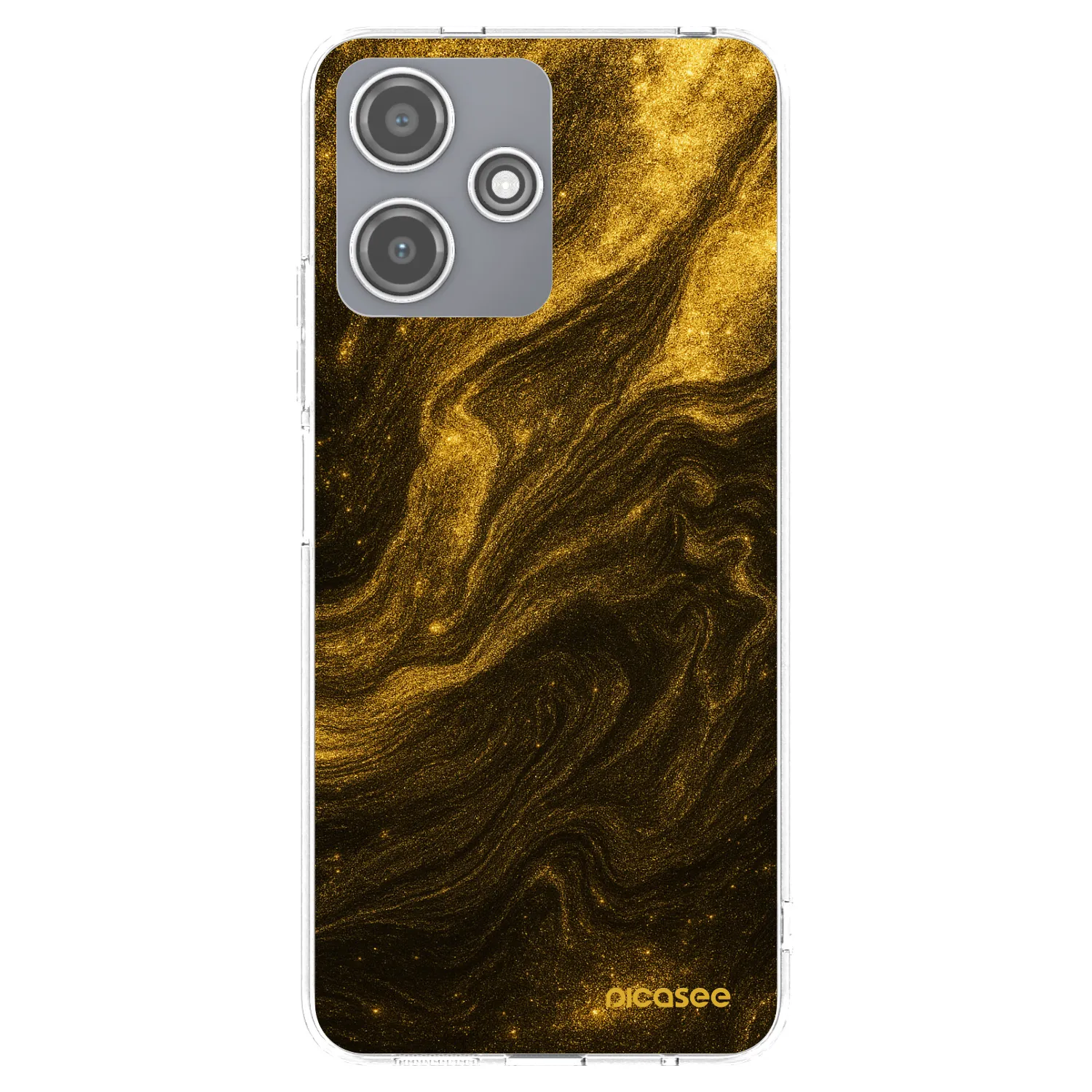 Picasee átlátszó szilikon tok az alábbi mobiltelefonokra Xiaomi Redmi 12 5G - Black