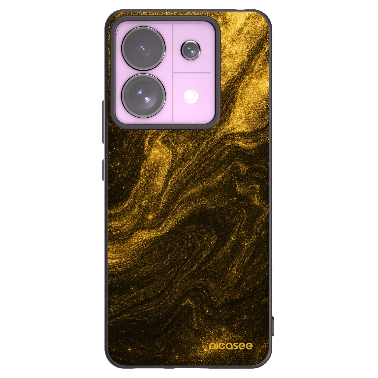 Picasee fekete szilikon tok az alábbi mobiltelefonokra Xiaomi Redmi Note 13 Pro 5G - Black