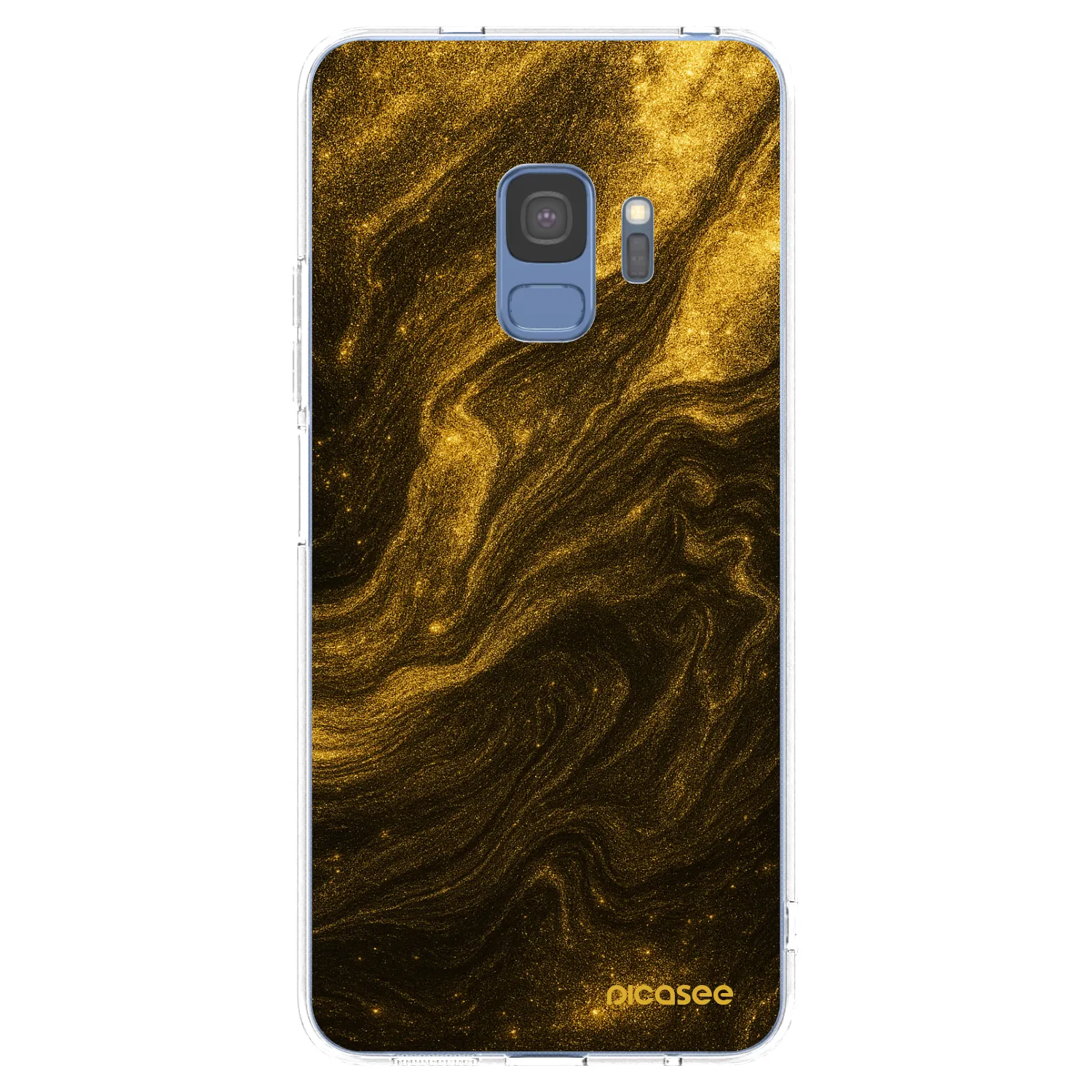 Picasee átlátszó szilikon tok az alábbi mobiltelefonokra Samsung Galaxy S9 G960F - Black