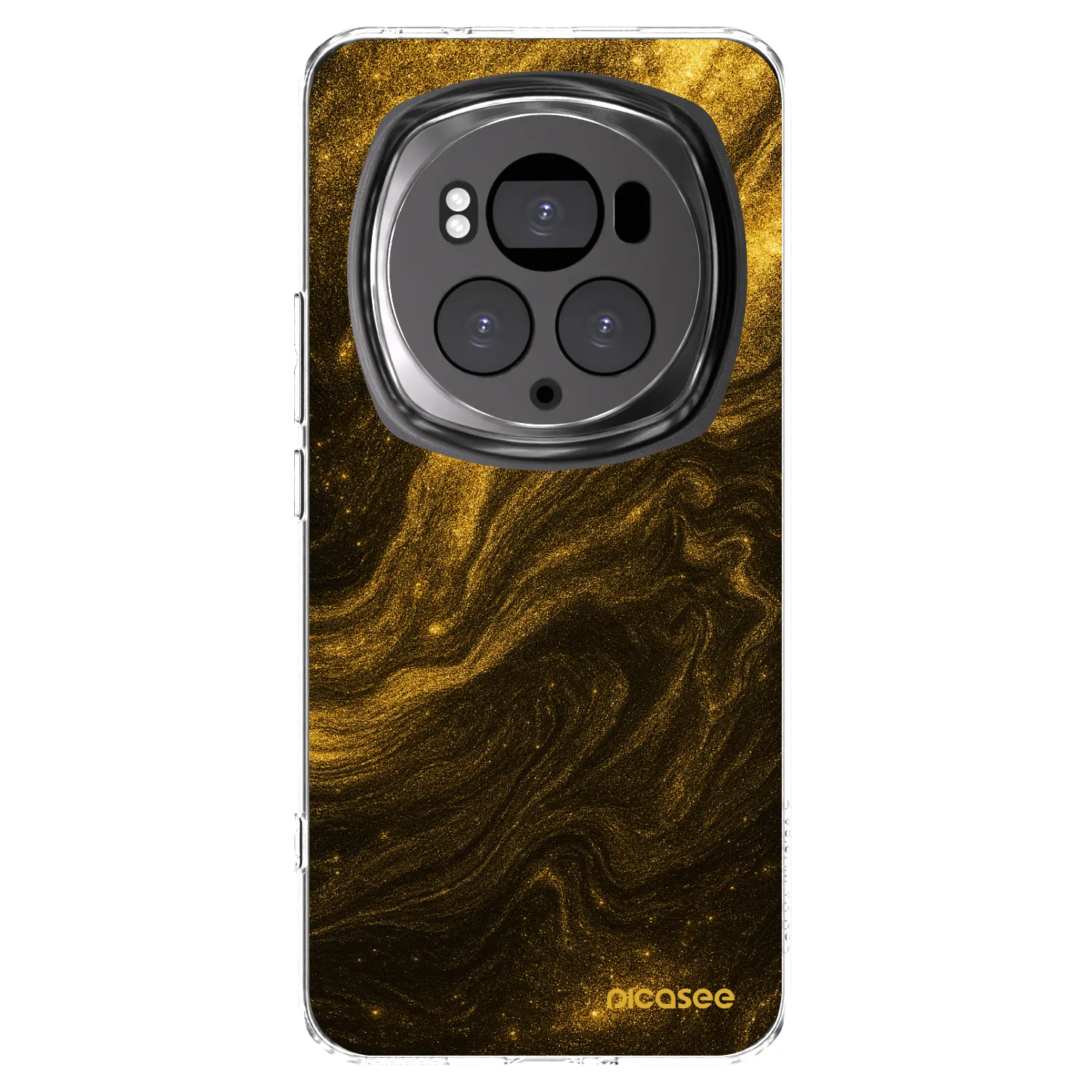Picasee átlátszó szilikon tok az alábbi mobiltelefonokra Honor Magic6 Pro - Black
