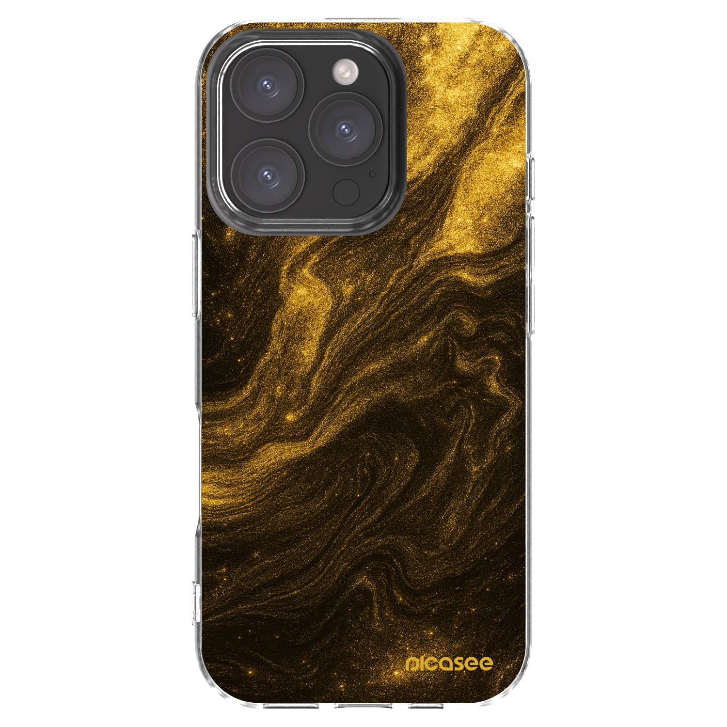 Picasee átlátszó szilikon tok az alábbi mobiltelefonokra Apple iPhone 16 Pro - Black