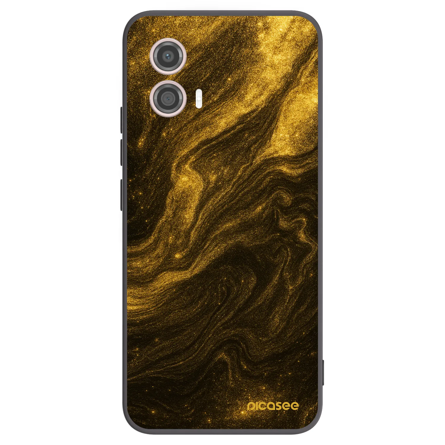 Picasee fekete szilikon tok az alábbi mobiltelefonokra Motorola Moto G53 5G - Black