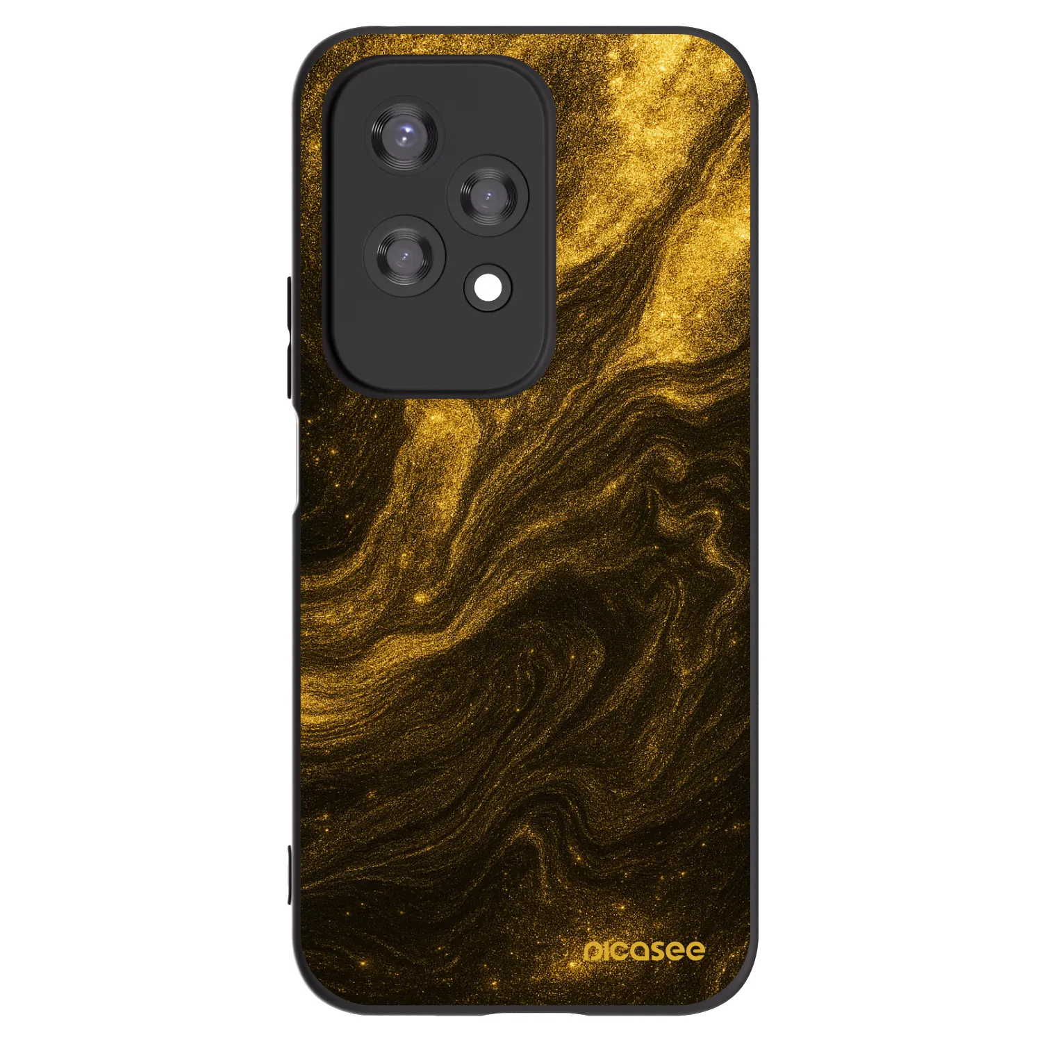 Picasee fekete szilikon tok az alábbi mobiltelefonokra Honor 200 Lite - Black