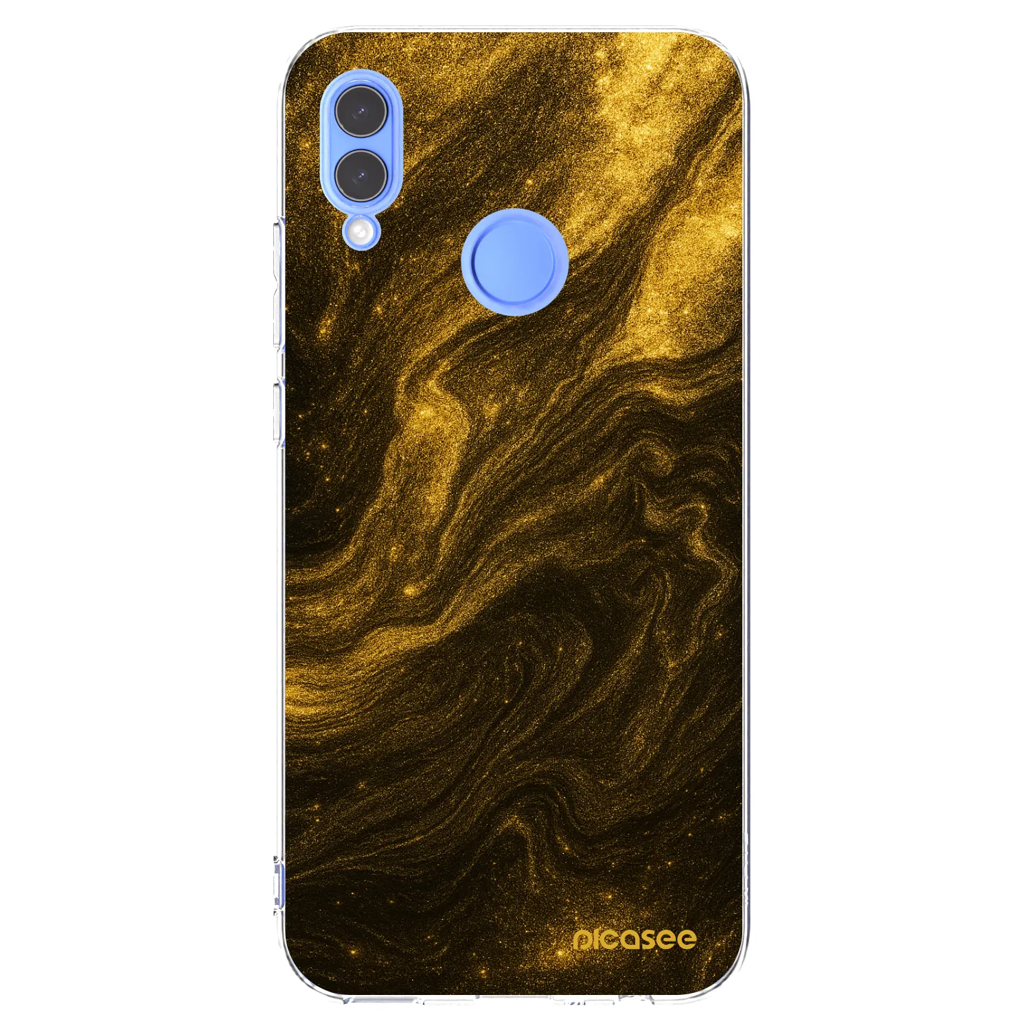 Picasee átlátszó szilikon tok az alábbi mobiltelefonokra Honor 10 Lite - Black