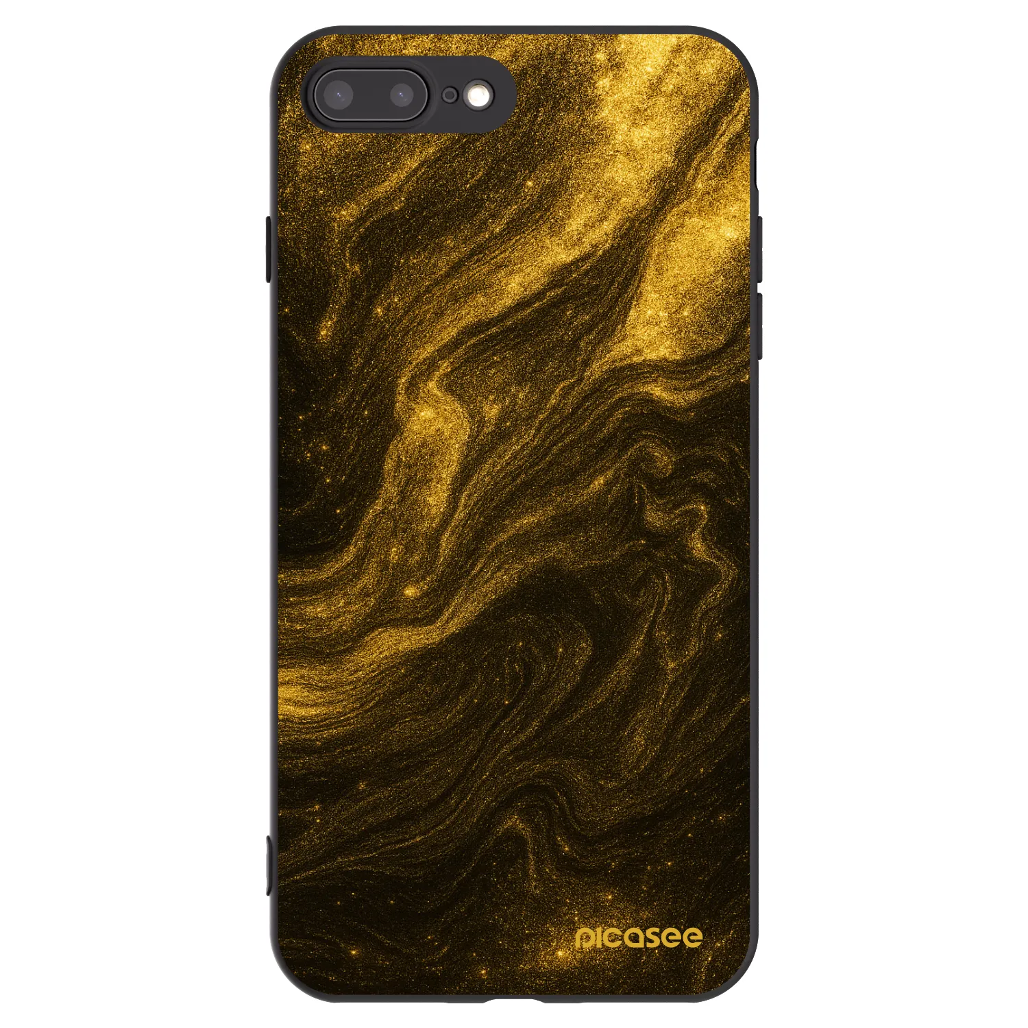 Picasee fekete szilikon tok az alábbi mobiltelefonokra Apple iPhone 7 Plus - Black