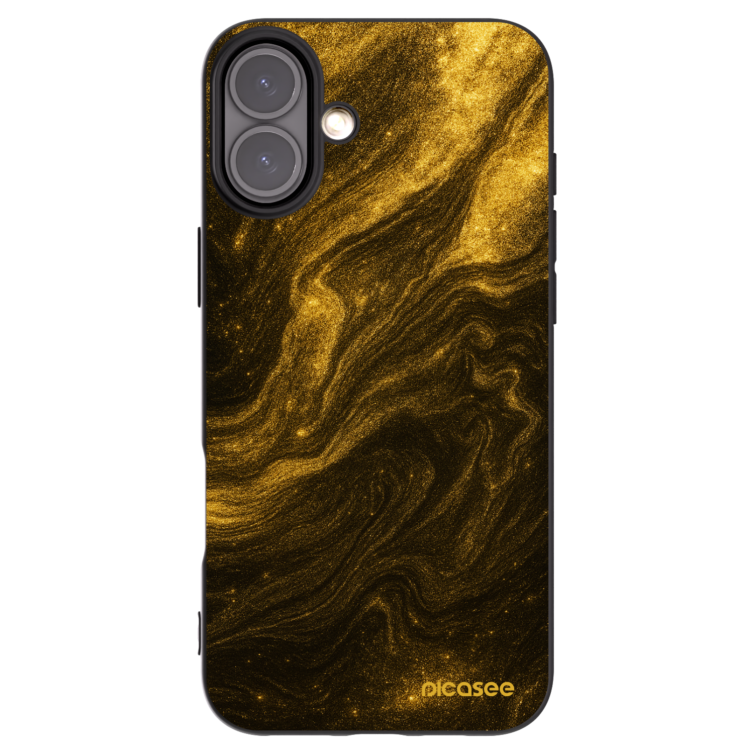 Picasee fekete szilikon tok az alábbi mobiltelefonokra Apple iPhone 16 Plus - Black