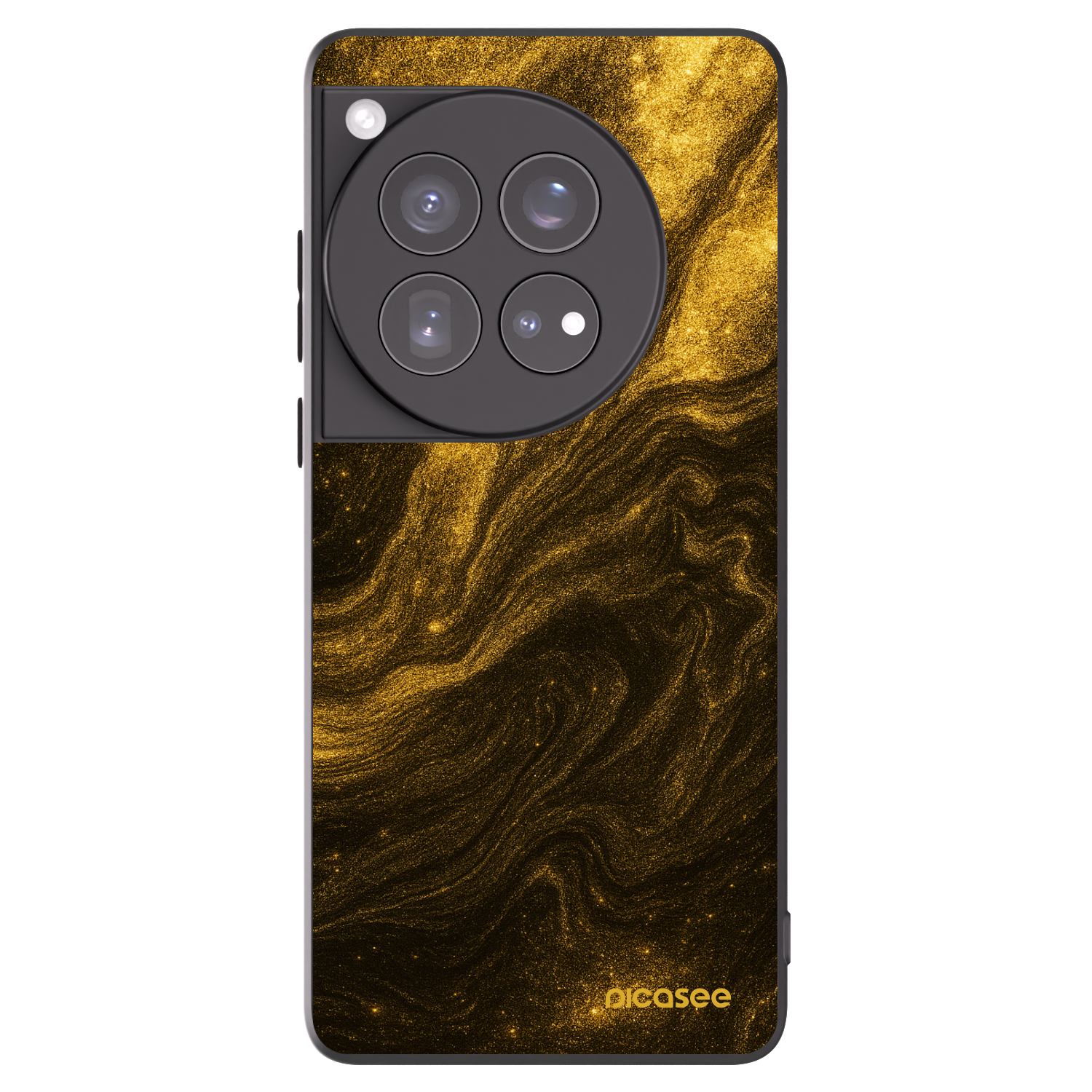Picasee fekete szilikon tok az alábbi mobiltelefonokra OnePlus 12 5G - Black