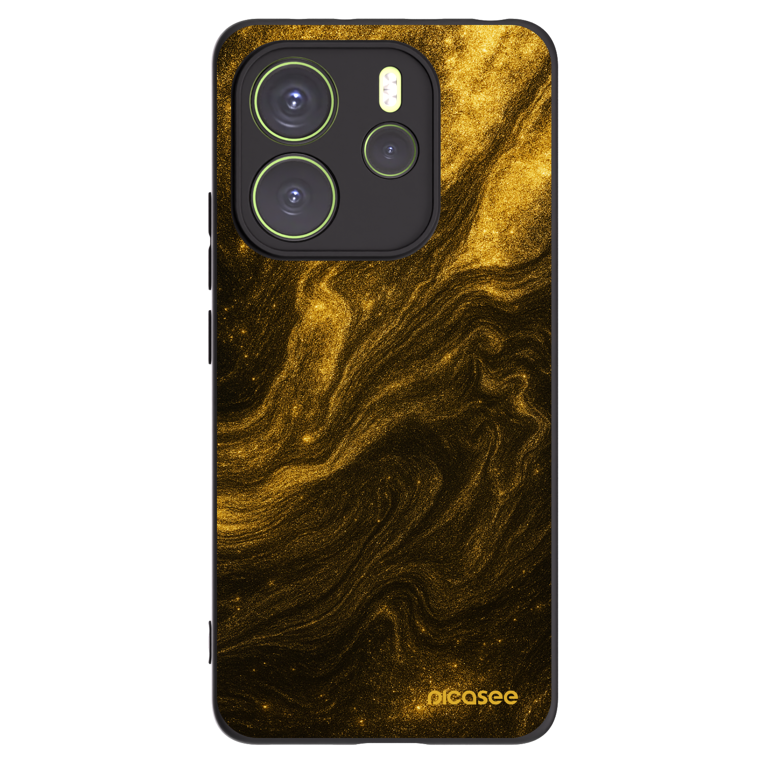 Picasee fekete szilikon tok az alábbi mobiltelefonokra Xiaomi Redmi Note 14 4G - Black