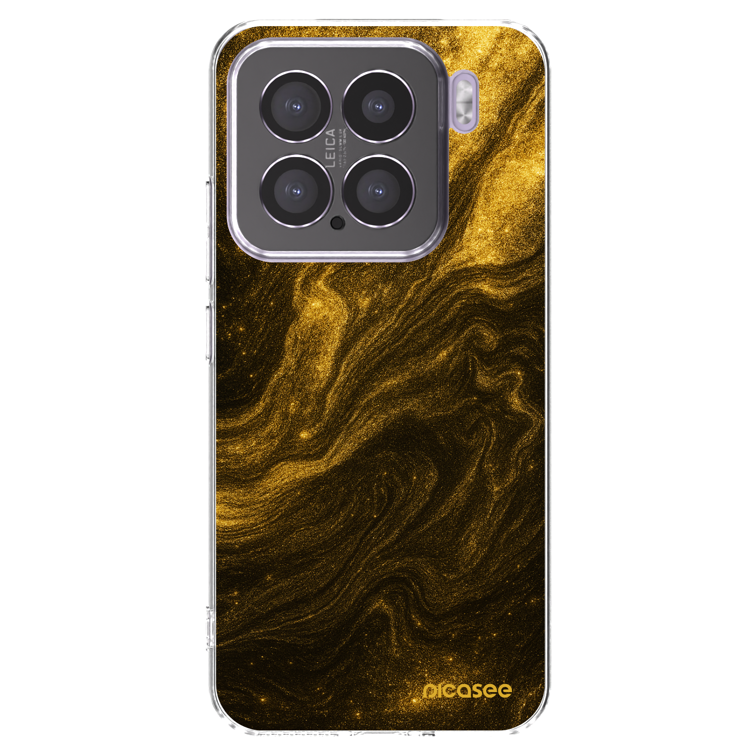 Picasee átlátszó szilikon tok az alábbi mobiltelefonokra Xiaomi 15 - Black