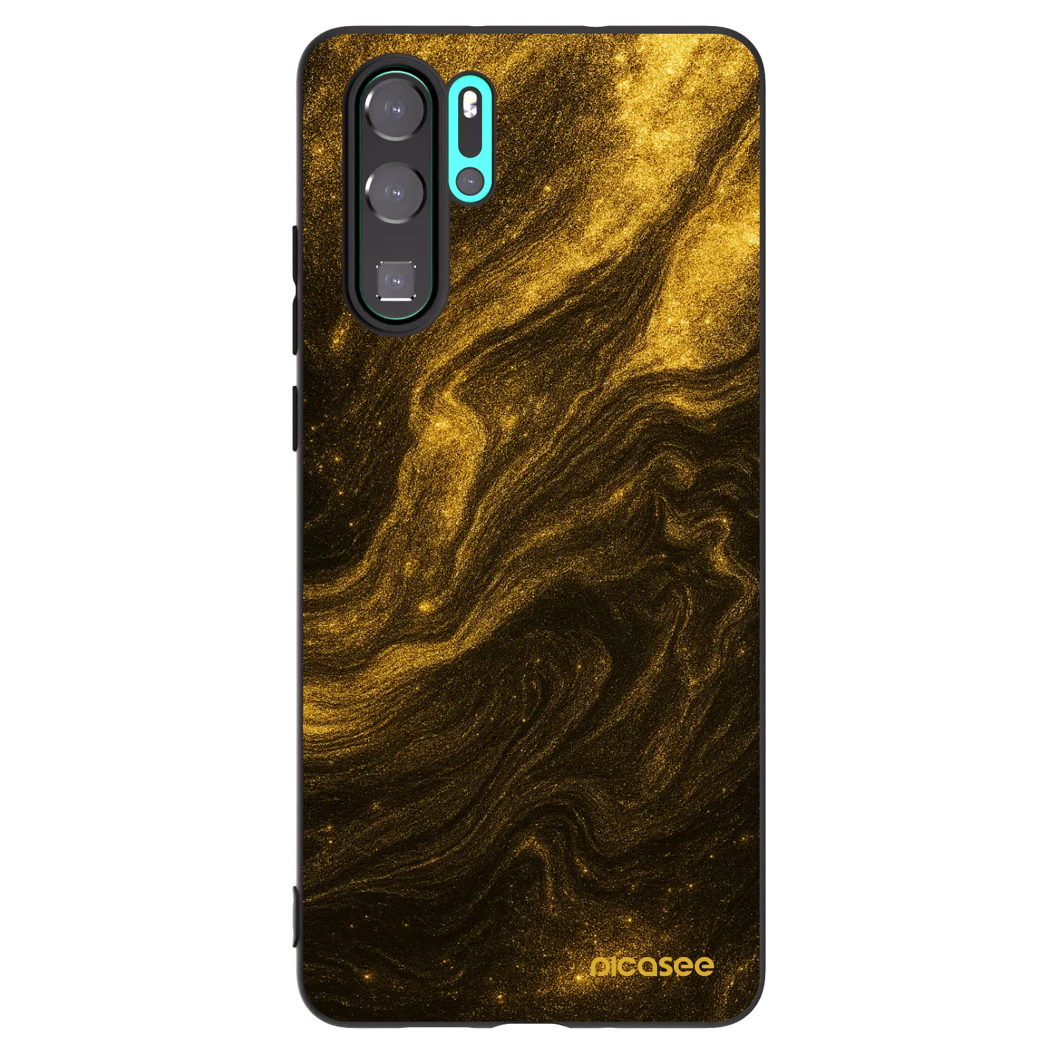 Picasee fekete szilikon tok az alábbi mobiltelefonokra Huawei P30 Pro - Black