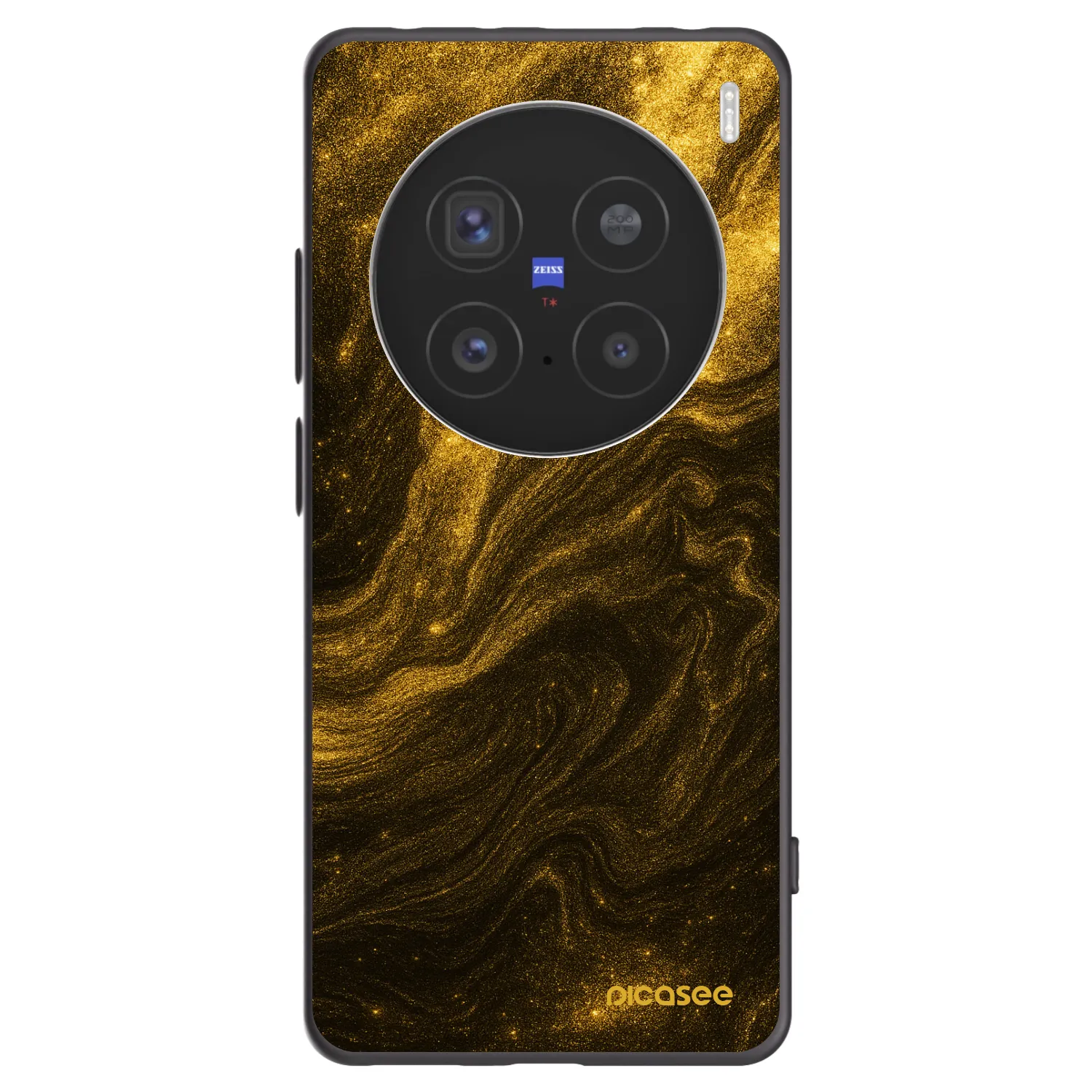 Picasee fekete szilikon tok az alábbi mobiltelefonokra Vivo X200 Pro - Black
