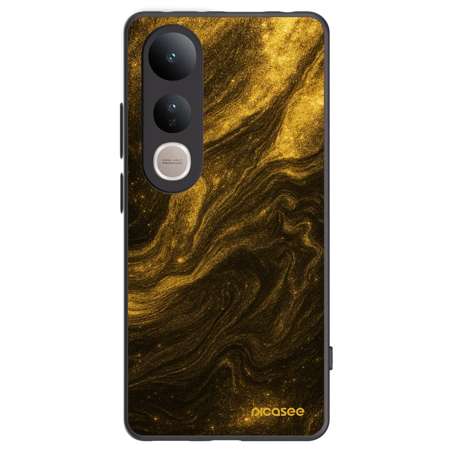 Picasee fekete szilikon tok az alábbi mobiltelefonokra Vivo V50 Lite 5G - Black