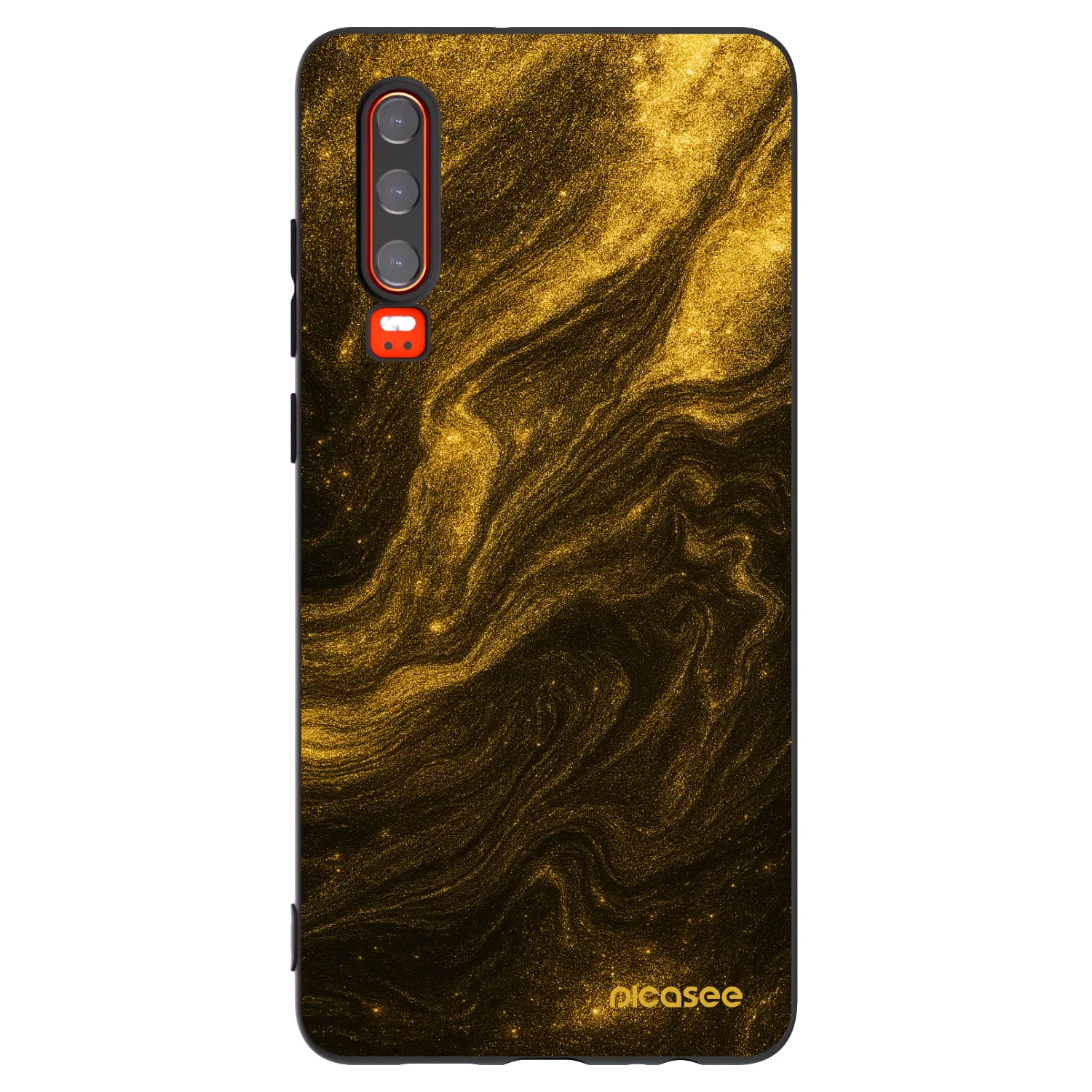 Picasee fekete szilikon tok az alábbi mobiltelefonokra Huawei P30 - Black