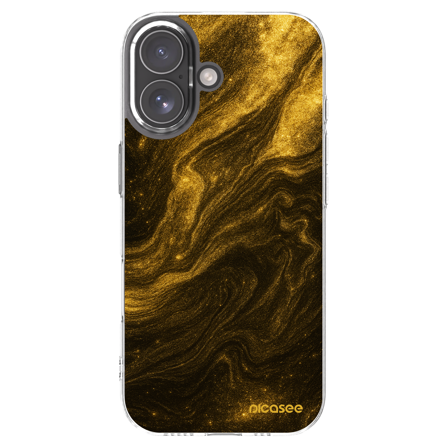 Picasee átlátszó szilikon tok az alábbi mobiltelefonokra Apple iPhone 17 - Black