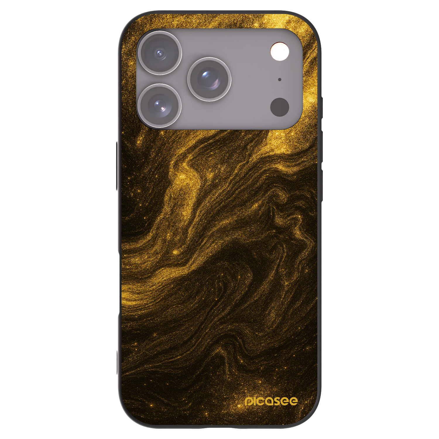 Picasee fekete szilikon tok az alábbi mobiltelefonokra Apple iPhone 17 Pro - Black