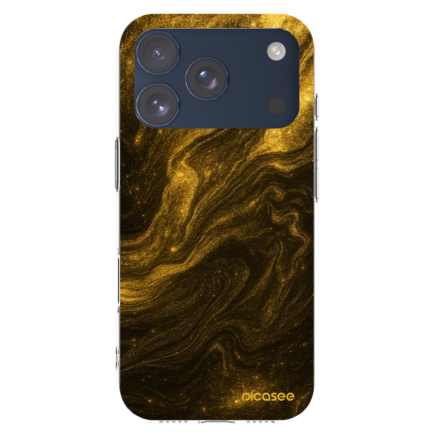 Picasee átlátszó szilikon tok az alábbi mobiltelefonokra Apple iPhone 17 Pro - Black