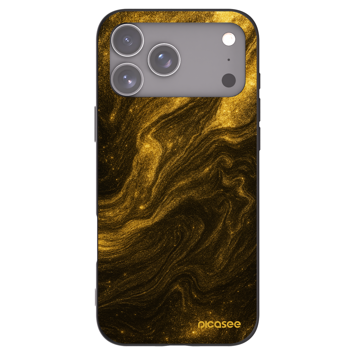 Picasee fekete szilikon tok az alábbi mobiltelefonokra Apple iPhone 17 Pro Max - Black