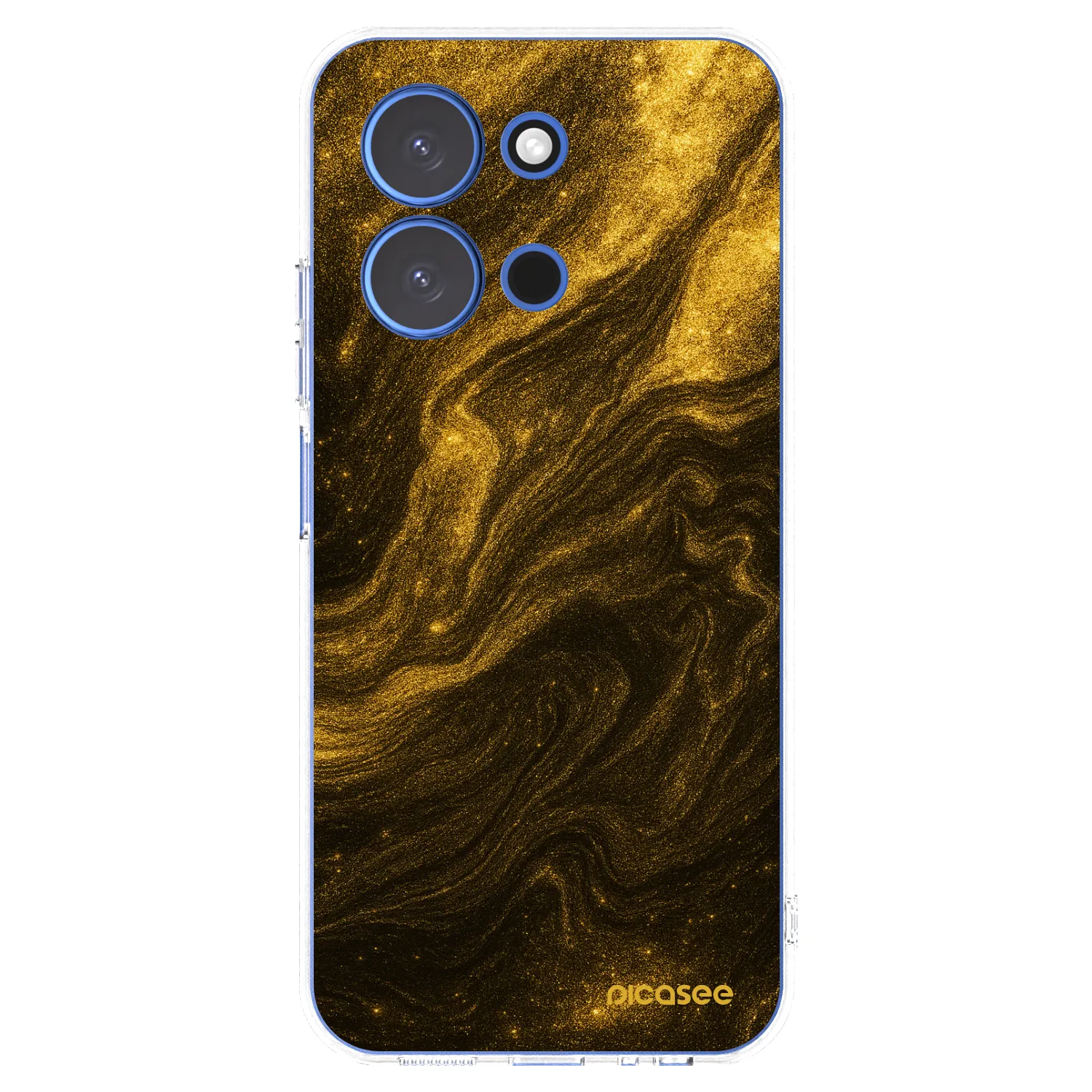 Picasee átlátszó szilikon tok az alábbi mobiltelefonokra Xiaomi Redmi 15C 4G - Black