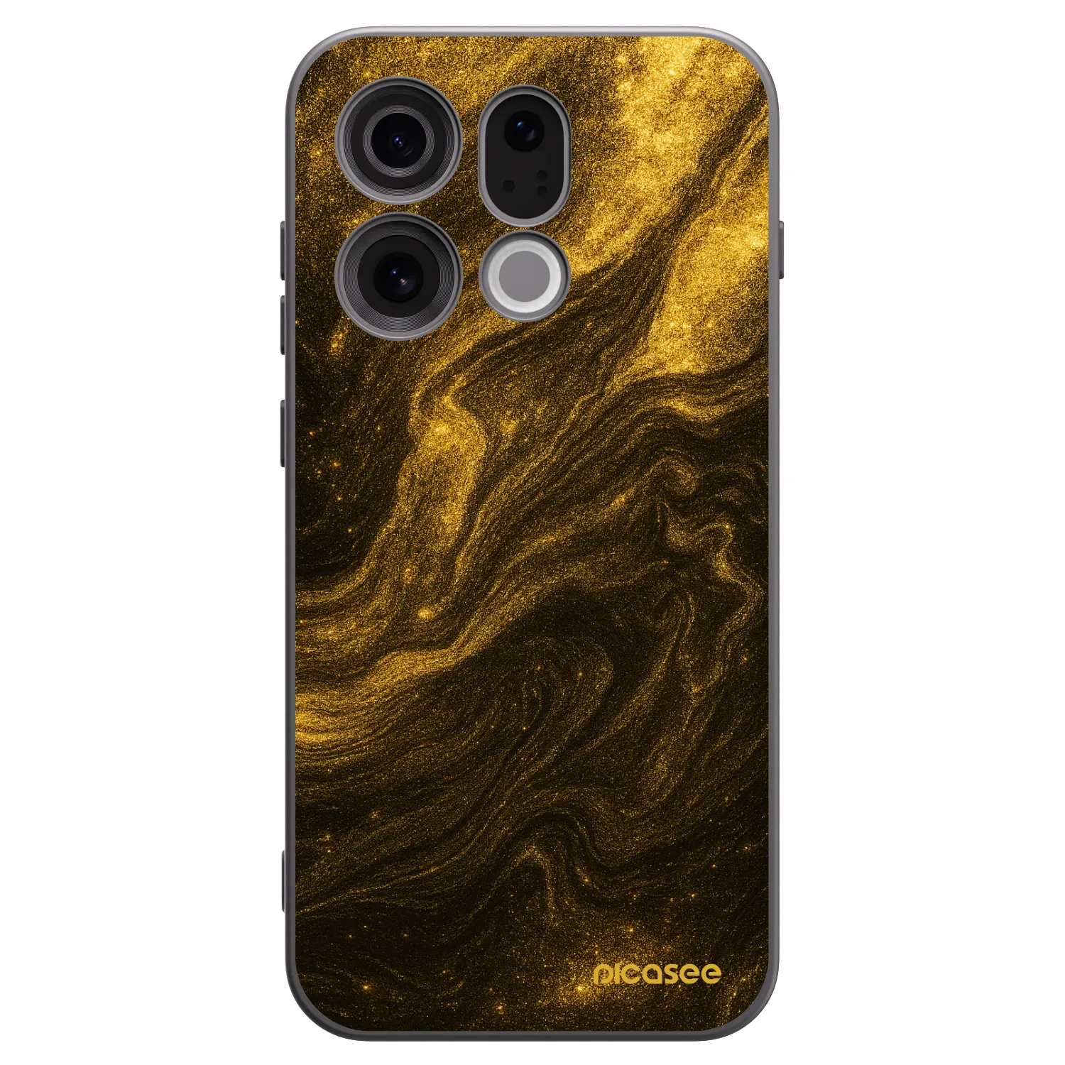 Picasee fekete szilikon tok az alábbi mobiltelefonokra OPPO Find X9 - Black