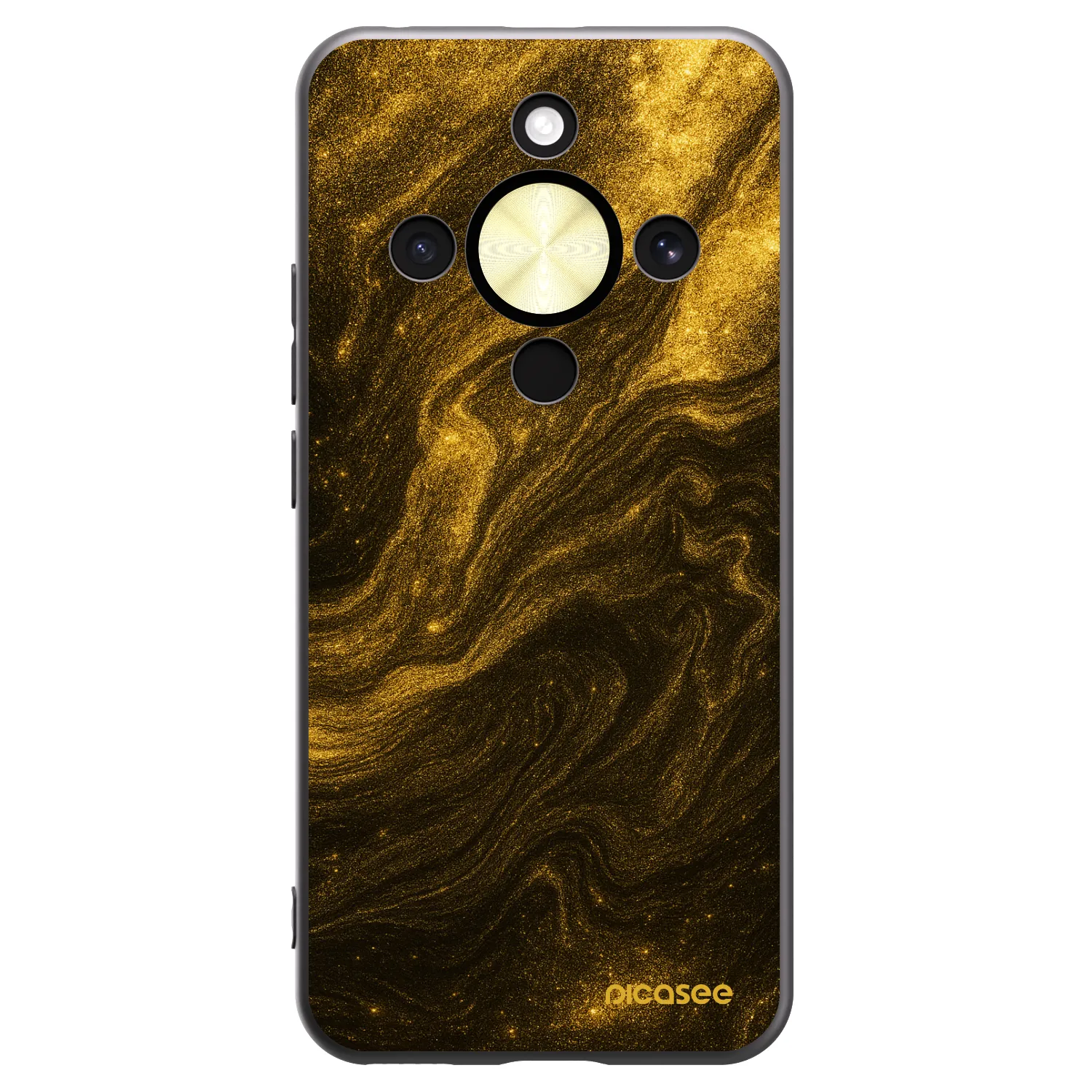 Picasee fekete szilikon tok az alábbi mobiltelefonokra Honor Magic8 Lite 5G - Black
