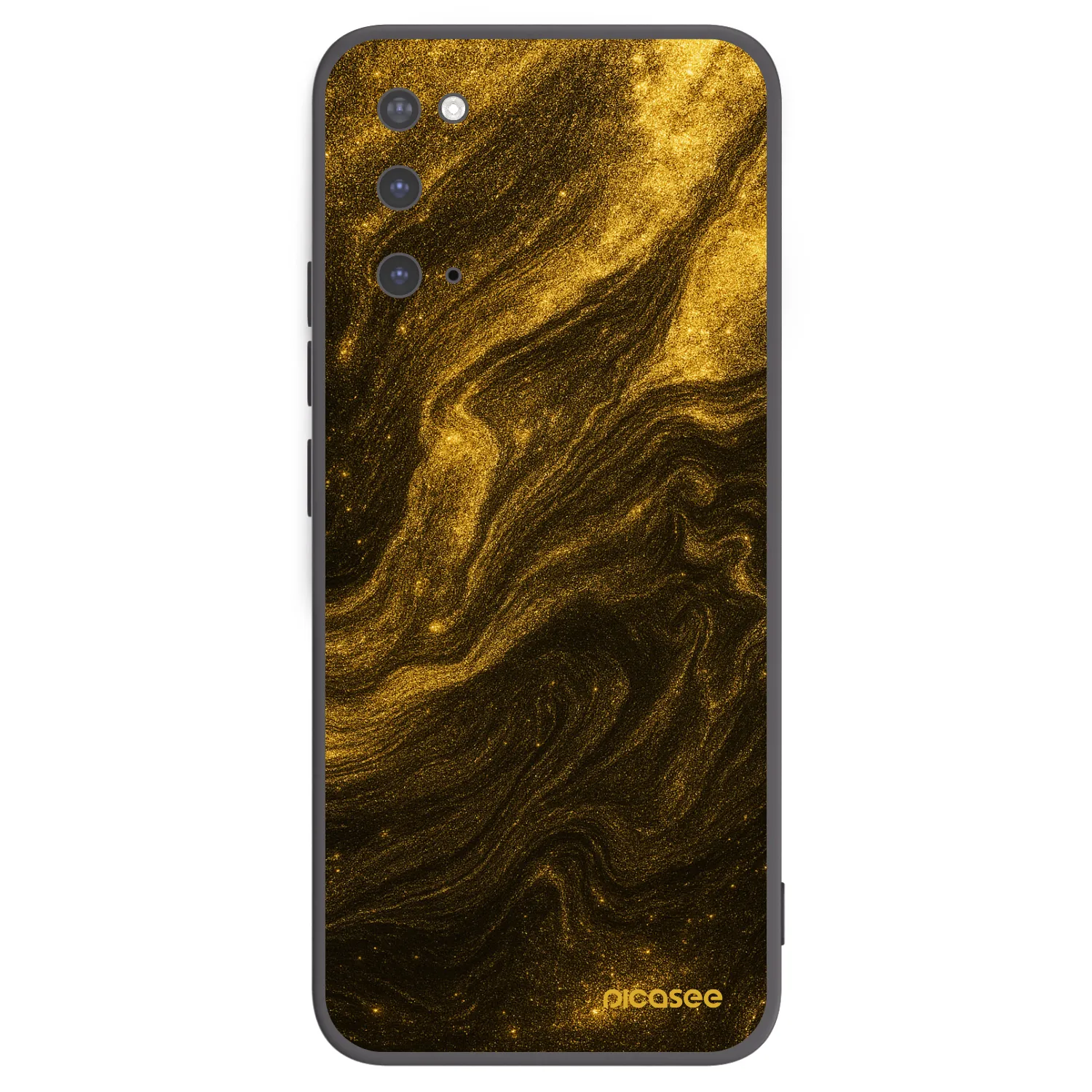 Picasee fekete szilikon tok az alábbi mobiltelefonokra Samsung Galaxy S20 G980F - Black