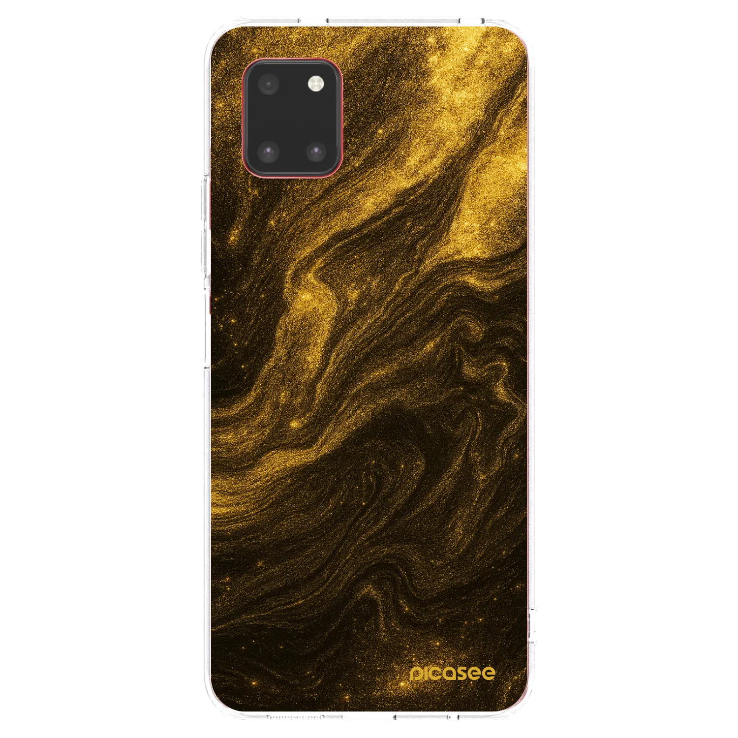 Picasee átlátszó szilikon tok az alábbi mobiltelefonokra Samsung Galaxy Note 10 Lite N770F - Black