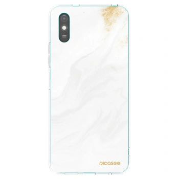 Picasee átlátszó szilikon tok az alábbi mobiltelefonokra Xiaomi Redmi 9A - White