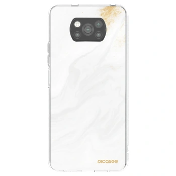 Picasee fekete szilikon tok az alábbi mobiltelefonokra Xiaomi Poco X3 - White
