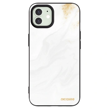 Picasee fekete szilikon tok az alábbi mobiltelefonokra Apple iPhone 12 - White