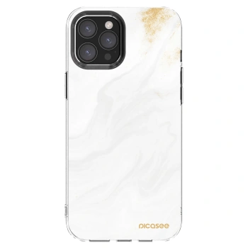 Picasee átlátszó szilikon tok az alábbi mobiltelefonokra Apple iPhone 12 Pro Max - White