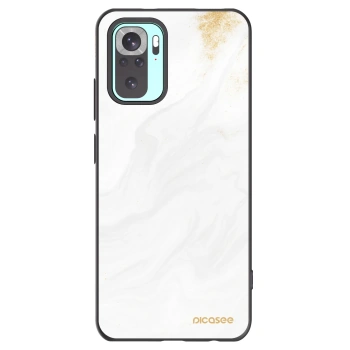 Picasee fekete szilikon tok az alábbi mobiltelefonokra Xiaomi Redmi Note 10 Pro - White