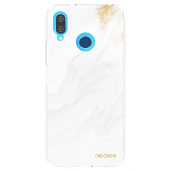 Picasee átlátszó szilikon tok az alábbi mobiltelefonokra Huawei P20 Lite - White
