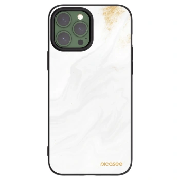 Picasee fekete szilikon tok az alábbi mobiltelefonokra Apple iPhone 13 Pro Max - White