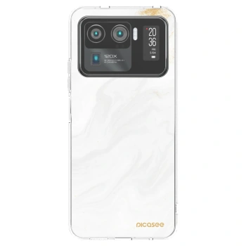 Picasee átlátszó szilikon tok az alábbi mobiltelefonokra Xiaomi Mi 11 Ultra - White