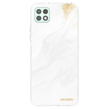 Picasee átlátszó szilikon tok az alábbi mobiltelefonokra Samsung Galaxy A22 A226B 5G - White