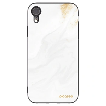 Picasee fekete szilikon tok az alábbi mobiltelefonokra Apple iPhone XR - White